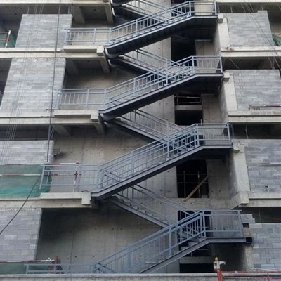 سٹیل کی ساخت کی سیڑھیاں